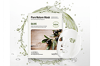 АН Secriss Маска для лица тканевая Secriss Pure Nature Mask Pack-Olive 25мл