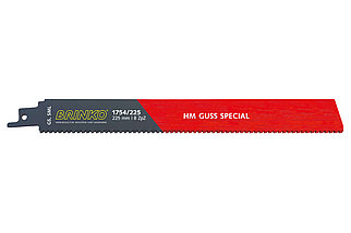 1754/225 Полотно для сабельной пилы по чугуну НМ CAST SPECIAL (Brinko)