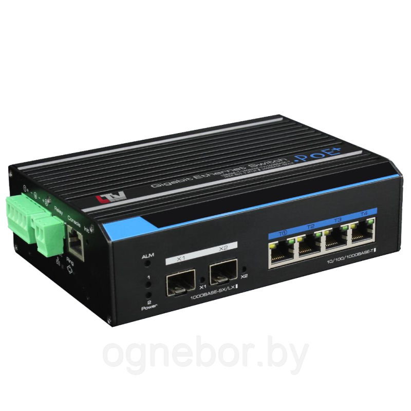 LTV-NSG-7204P-01, 4-портовый Ethernet-коммутатор