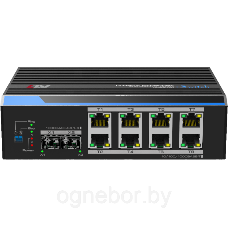 LTV-NSG-7108P-01, 8-портовый Ethernet-коммутатор