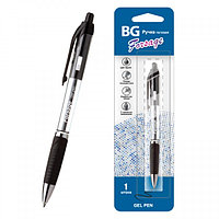 Ручка гелевая автоматическая BG с грипом 0.5 мм "FORSAGE", черный, RGag 3930(работаем с юр лицами и ИП)