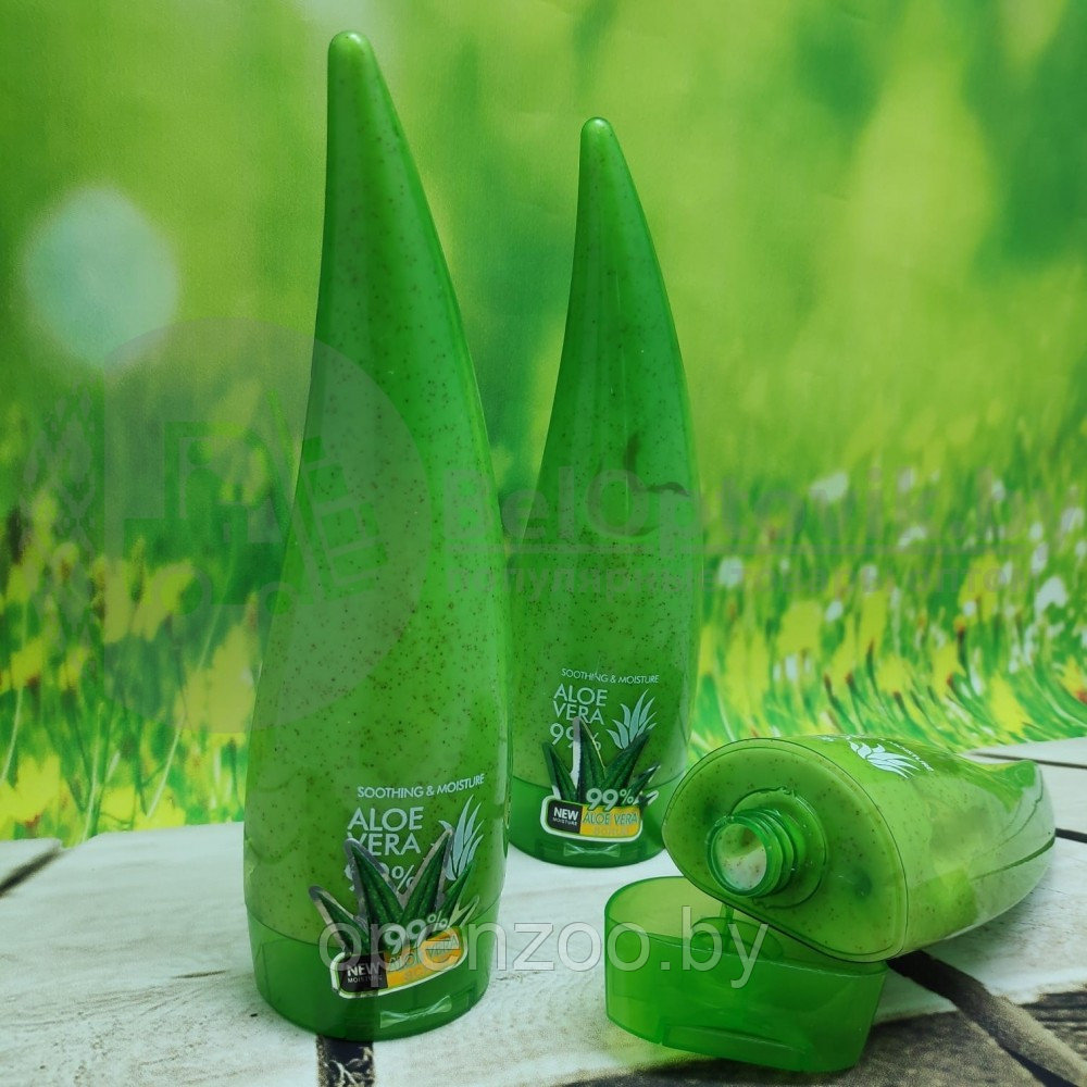 Ликвидация Универсальный скраб для лица и тела ALOE VERA 99, 260 ml (нежное очищение, интенсивное увлажнение). - фото 8 - id-p143611198