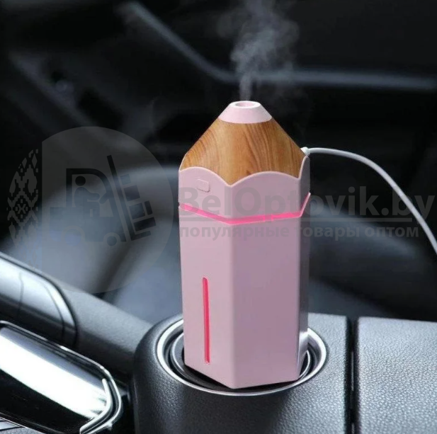 Мини увлажнитель воздухаКарандаш Pencil Humidifier 230 мл (220V) Розовый - фото 5 - id-p143612222