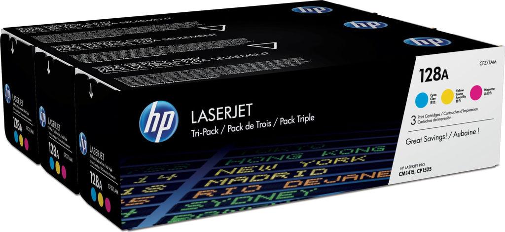 Тонер-картридж HP CF371AM LaserJet CM1415/CP1525 ms - строенный