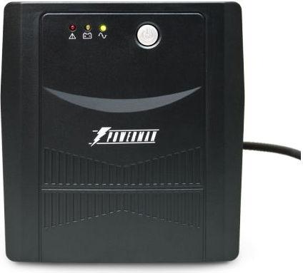 ИБП POWERMAN BackPro 1000 Plus (4 евророзетки); USB, Black