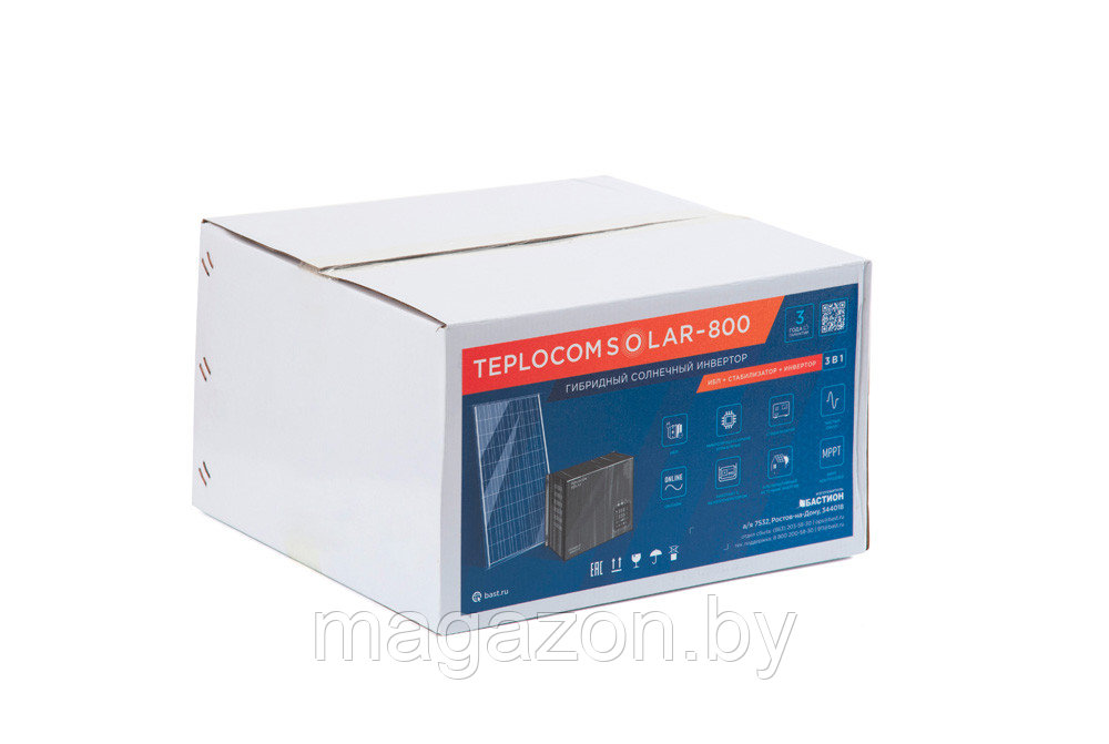 ИБП для котла отопления Teplocom SOLAR-800 (500 Вт) - фото 9 - id-p143632967
