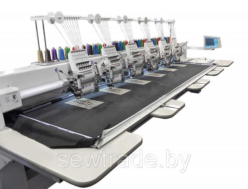 Промышленная четырёхголовочная вышивальная машина VELLES VE 1204 FAS поле вышивки 500 x 800 мм - фото 3 - id-p143633171