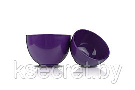АН Tools Косметическая чаша для размешивания маски 500c Rubber Bowl Middle  (Purple) 500с