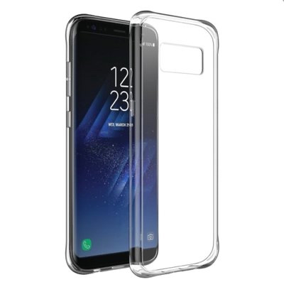 Прозрачный силиконовый чехол для мобильного телефона Samsung S8