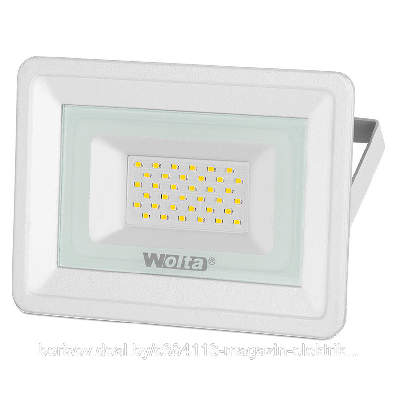 Светодиодный прожектор WOLTA WFL-30W/06W 30Вт 5700К IP65 Белый