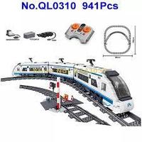 Конструктор Rail Transit "Скоростной поезд на пульте управления", 941 дет., аналог Lego, арт.QL0310