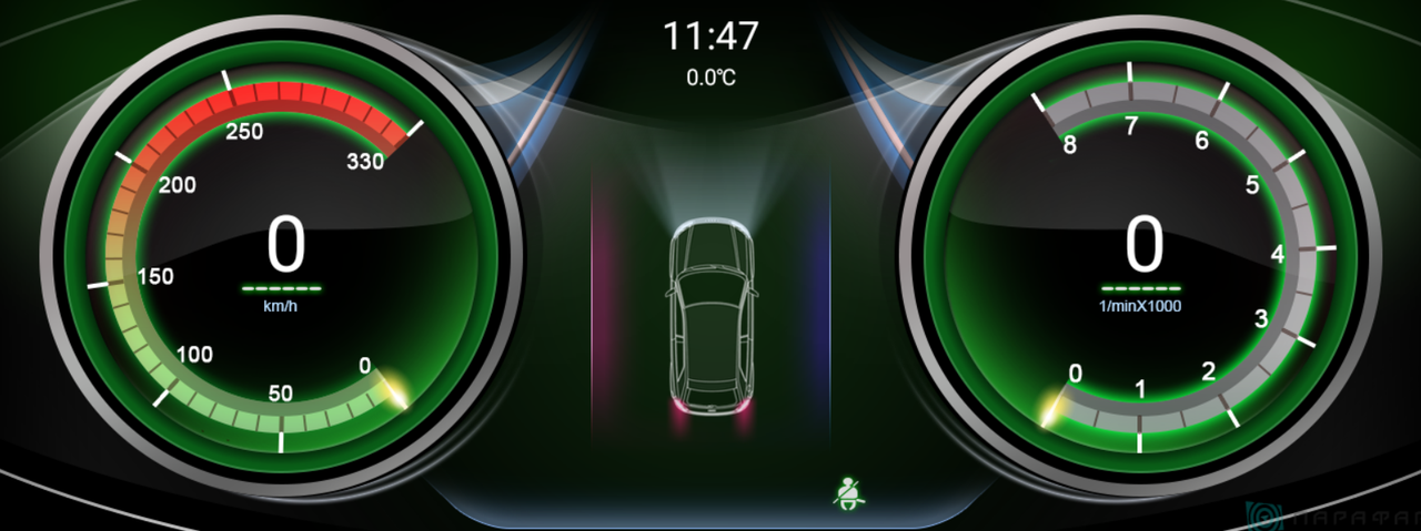 Штатная магнитола Parafar для Audi A4 (2008-2016) экран 10.25" для ГУ Android 13 (оригинальный AUX) - фото 8 - id-p143712445