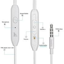 Наушники HOCO M2 Control Earphone с микрофоном /BASS, белые/, фото 2