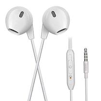 Наушники HOCO M2 Control Earphone с микрофоном /BASS, белые/, фото 3