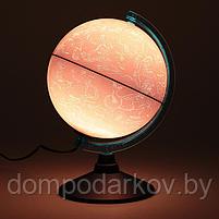 Глобус Звёздного неба «Классик Евро», диаметр 210 мм, с подсветкой, фото 2