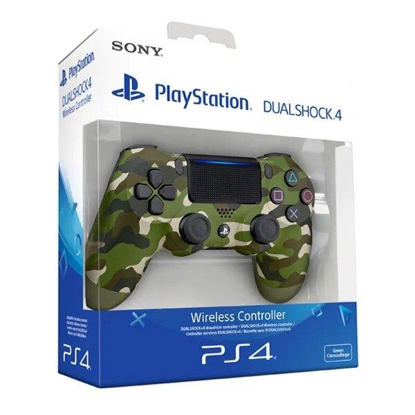 Геймпад PS4 беспроводной DualShock 4 Wireless Controller (Военный камуфляж) - фото 1 - id-p143712216