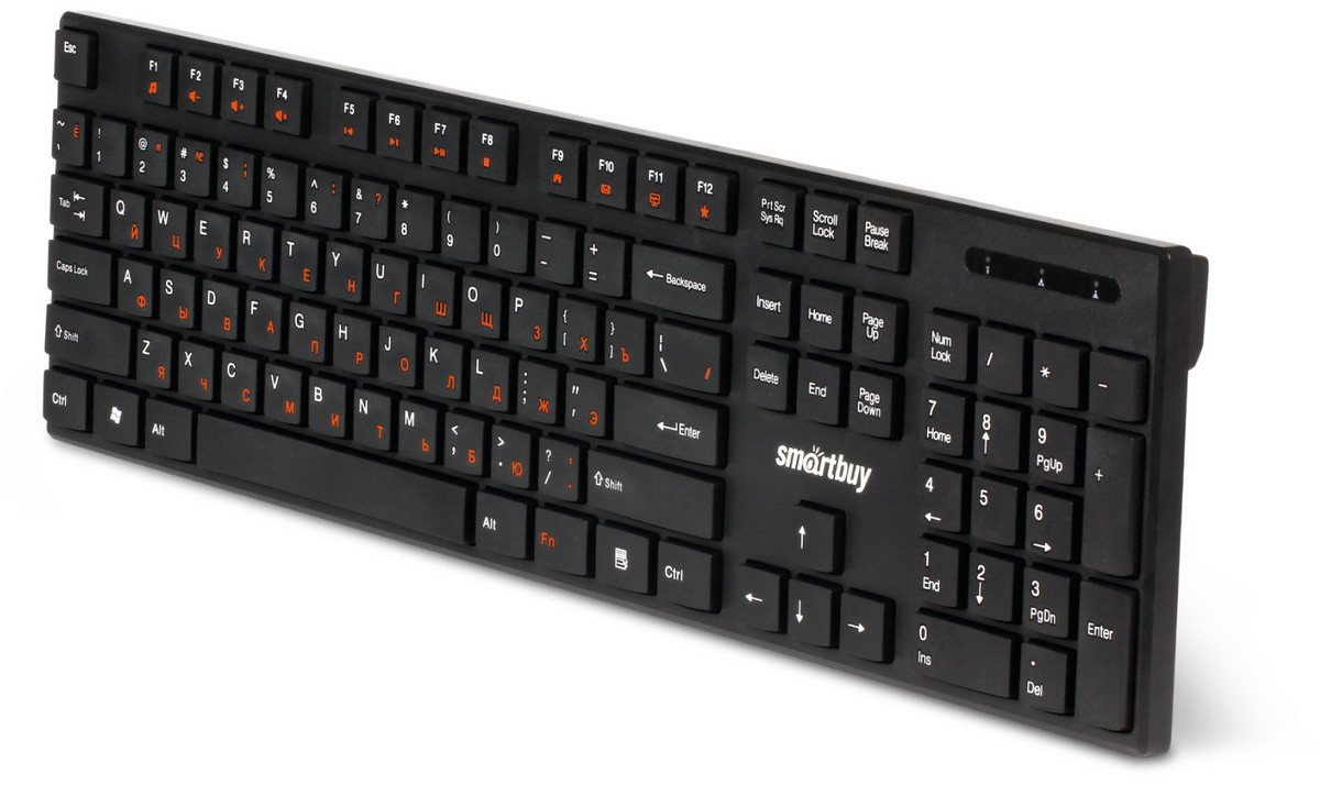 Клавиатура проводная Smartbuy ONE 238 USB черная (SBK-238U-K)/20
