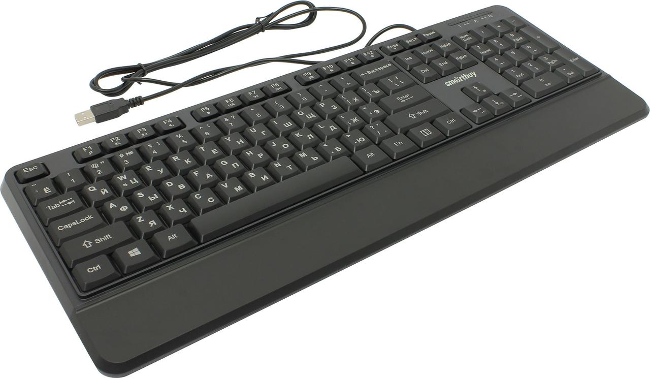 Клавиатура проводная с подсветкой Smartbuy Firefly 325 USB черная (SBK-325-K)/10