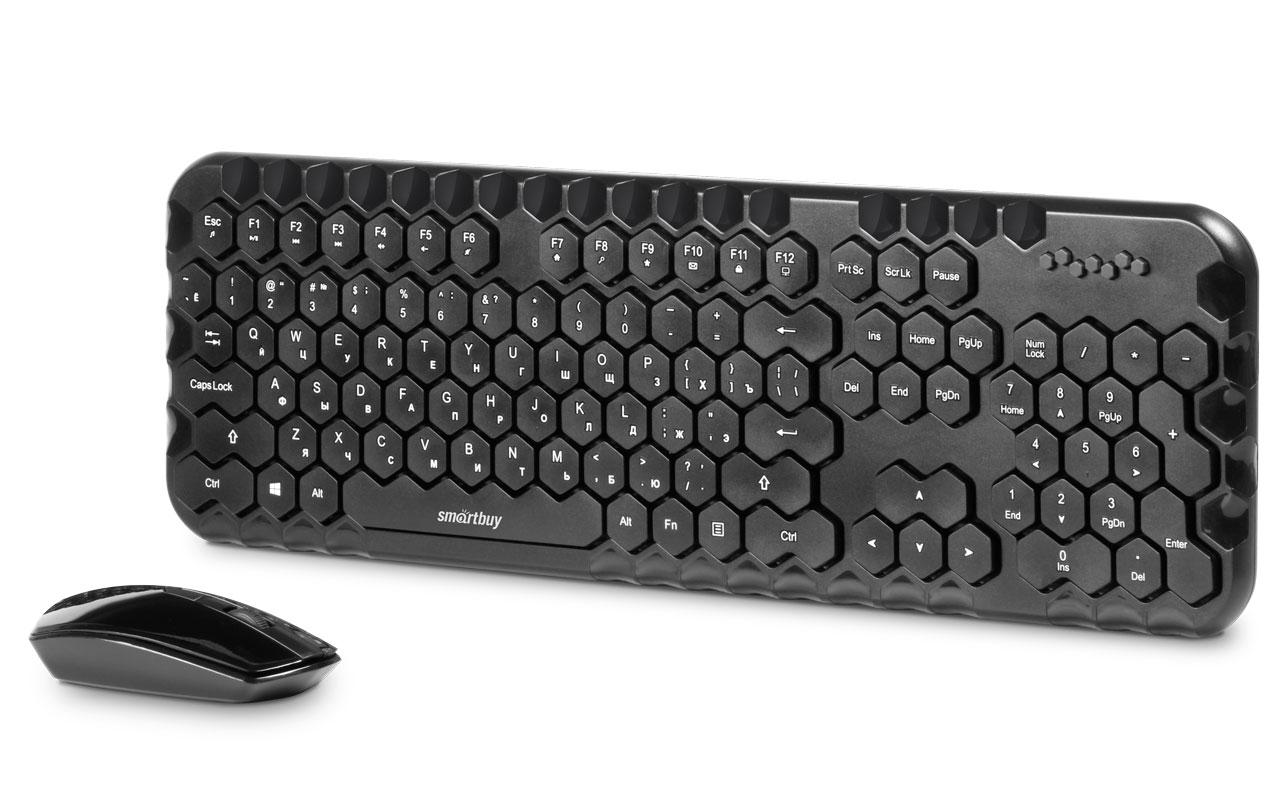 Комплект клавиатура+мышь Smartbuy Honeycomb черный (SBC-642383AG-K) /10