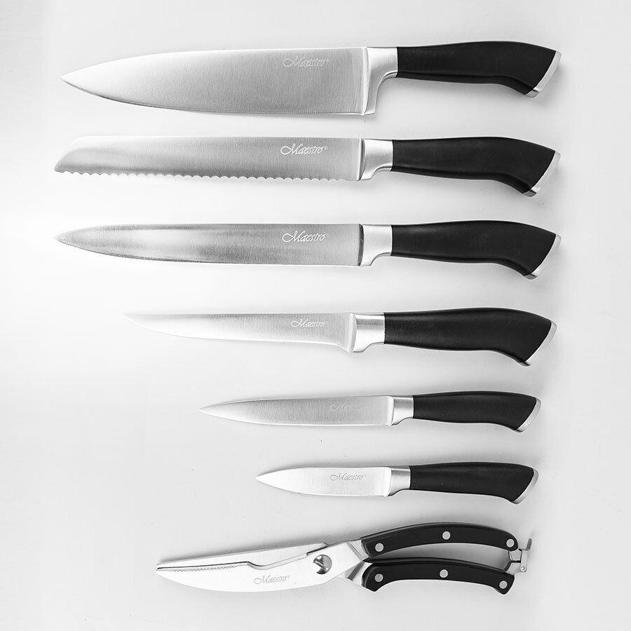 Набор ножей из нержавеющей стали в подставке Maestro MR 1422 (8 предметов) - фото 2 - id-p143724934
