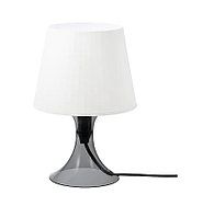 ЛАМПАН Лампа настольная, темно-серый/белый29 см