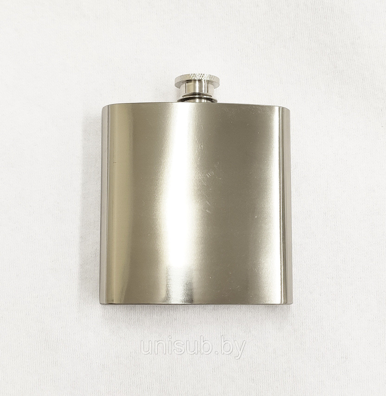 Фляжка металлическая 6oz (170 мл) серебро - фото 1 - id-p137912598