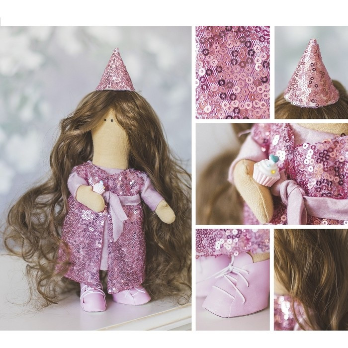 Интерьерная кукла «Брайт», набор для шитья, 18 × 22.5 × 3 см - фото 1 - id-p143753107