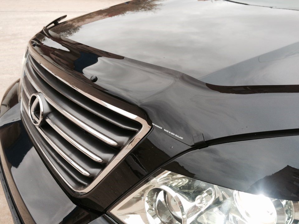 Дефлектор капота - мухобойка, Hyundai Solaris 2011-2014, 3мм. евро крепеж, ANV - фото 1 - id-p143772401