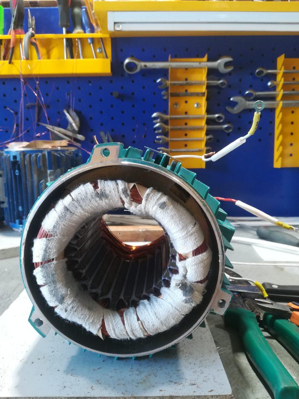 Ремонт электродвигателя для привода осевых вентиляторов - фото 2 - id-p143773307