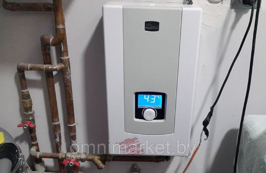 Электрический проточный водонагреватель Kospel PPE2-27 Electronic LCD, Польша - фото 2 - id-p143773329