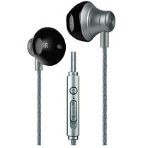 Наушники Hoco M18 Gesi Metallic с микрофоном /BASS, разъем 3,5 мм, Графитовые, пульт управления, 1.2 м/, фото 2