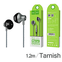 Наушники Hoco M18 Gesi Metallic с микрофоном /BASS, разъем 3,5 мм, Графитовые, пульт управления, 1.2 м/, фото 3