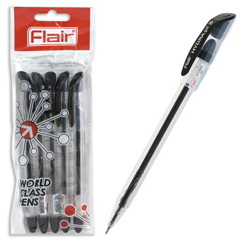 Ручка гелевая чёрная FLAIR HYDRA (цена с НДС) - фото 3 - id-p143778590