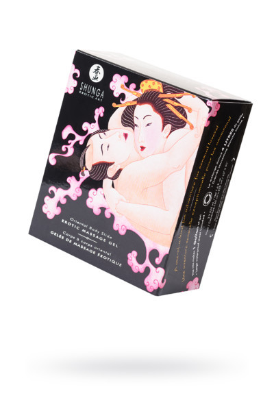 Массажный гель Shunga 2 в 1 для скользкого секса Клубника - фото 1 - id-p143779116