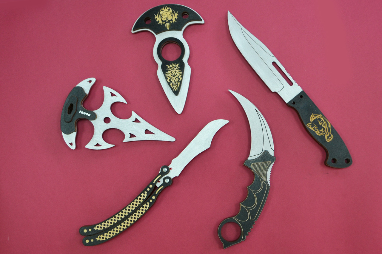 Макеты пиратских ножей