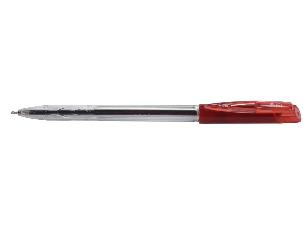 Ручка шариковая Flair FUEL красная (цена с НДС)