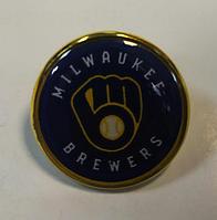 Значок Milwaukee Brewers №1022 2,5 см металл+полимерная смола