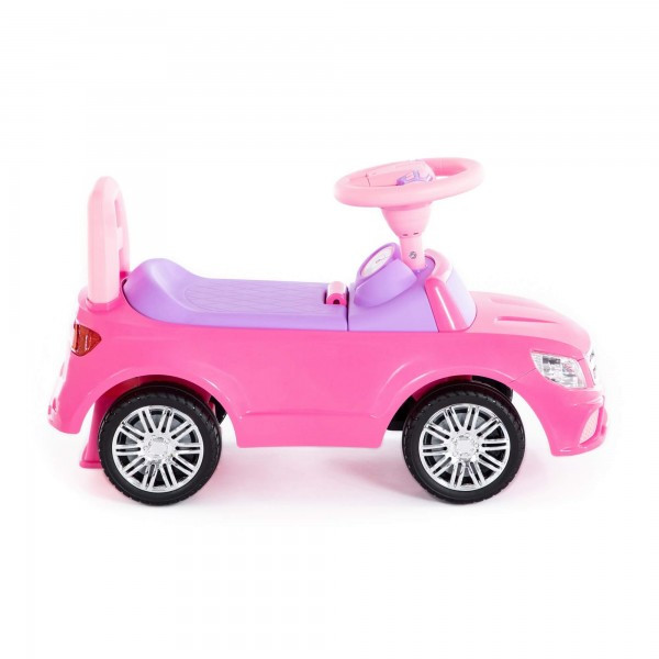 Детская машинка-каталка "SuperCar" №3 со звуковым сигналом (розовая) арт. 84491 Полесье - фото 5 - id-p143788626