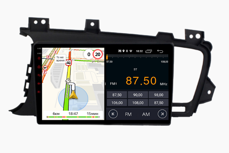 Штатная магнитола Parafar для Kia Optima 3 2010-2013 на Android 13 (2/32Gb + 4G) (PF480FHD)