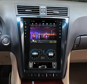 Штатная магнитола в стиле Tesla Lexus GS 2004-2011 (низкая  комплектация) Android 9