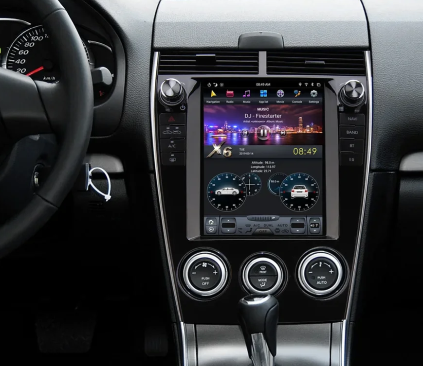 Штатная магнитола в стиле Тесла Mazda 6 (GH) 2007-2012 (Android 10) - фото 2 - id-p93836932
