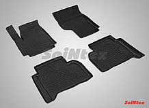 Коврики в салон Seintex "БОРТ" SKODA OCTAVIA A5, 2003-2008, с перемычкой