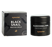 АЮМ Black Snail Крем для лица с муцином черной улитки AYOUME 90% Black Snail Prestige Cream 70мл