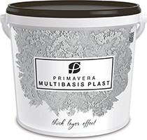 Декоративная штукатурка PRIMAVERA MultiBASIS plast белый 3,0 л(2,5кг)