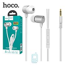 Наушники HOCO M33 с микрофоном /BASS, PREMIUM SOUND, разъем 3,5 мм, серо-белый, пульт управления/, фото 2
