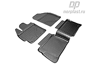 Коврики в салон Norplast "БОРТ" TOYOTA Prius (ZVW30), 2009-,