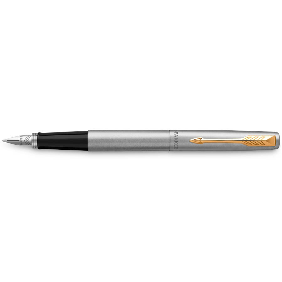 Ручка перьевая PARKER Jotter Core Stainless Steel GT (цена с НДС) - фото 1 - id-p143803869