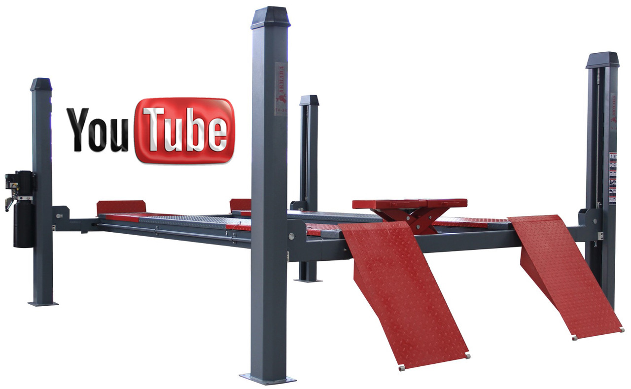 Четырехстоечный подъемник ARMADA T4-34 (4.0т) с траверсой для сход-развала (380В)