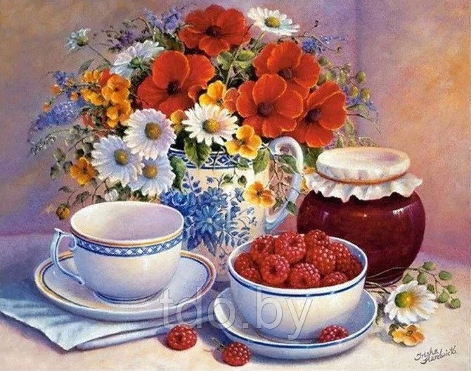 Алмазная мозаика «Летнее чаепитие»