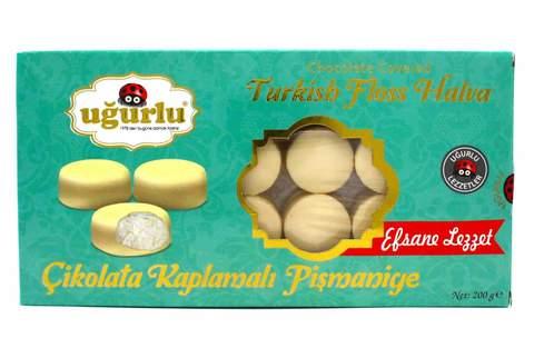 Пишмание в белом шоколаде Ugurlu, 200 гр. (Турция)
